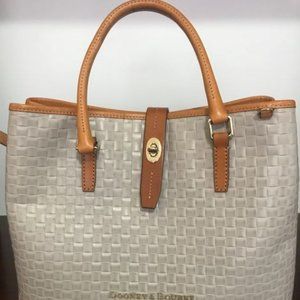 Dooney & Bourke Basket Weave Leather Tote